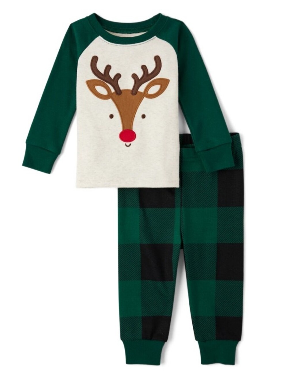 NWT Kids Reinder Christmas Pajamas, Size 8